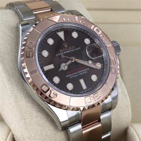 rolex yacht master rose gold rainbow|rolex yacht master 40 126621.